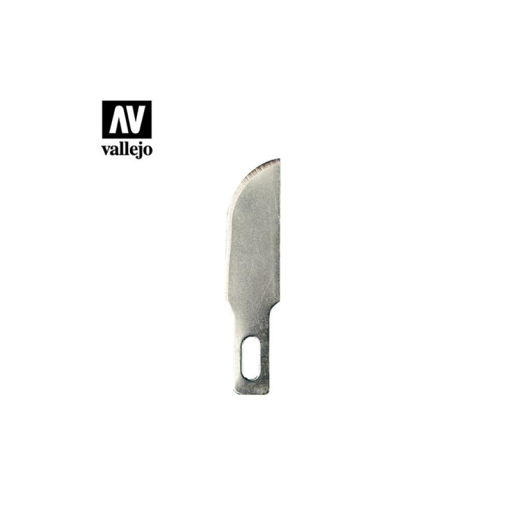 Vallejo AVT06002 Hobby Tools #10 General Purpose Curved blades (5) for no.1 handle (8938373939437)