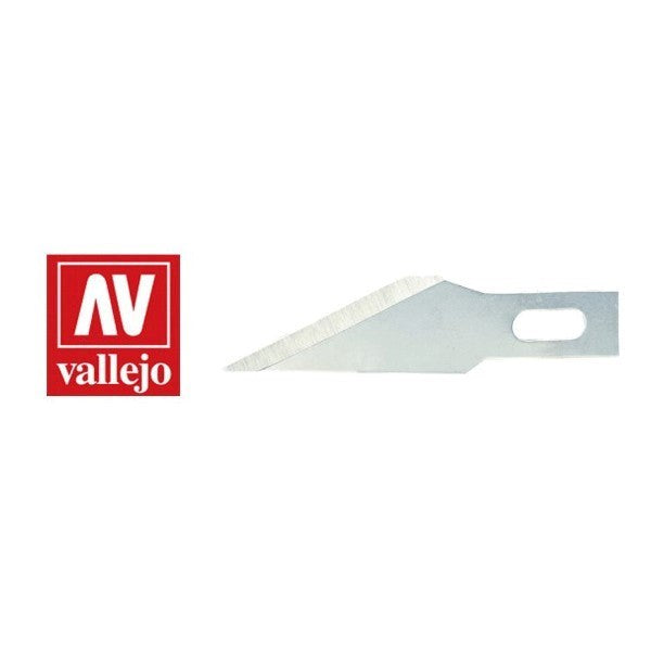 Vallejo AVT06003 Hobby Tools #11 Classic Fine Point Blades (5) for no.1 handle (8938374004973)