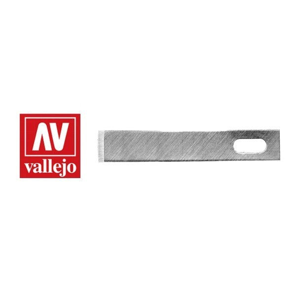 Vallejo AVT06004 Hobby Tools #17 Chiselling Blades (5) for no.1 handle (8938374103277)