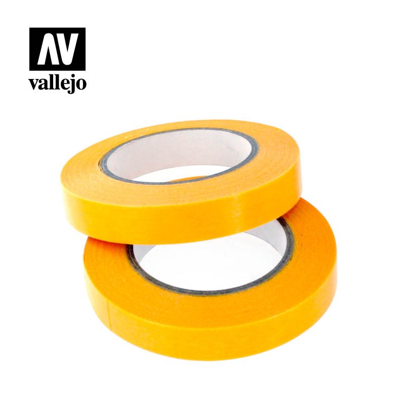 Vallejo AVT07006 Hobby Tools Precision Masking Tape 10mmx18m Twin Pack (8938374922477)