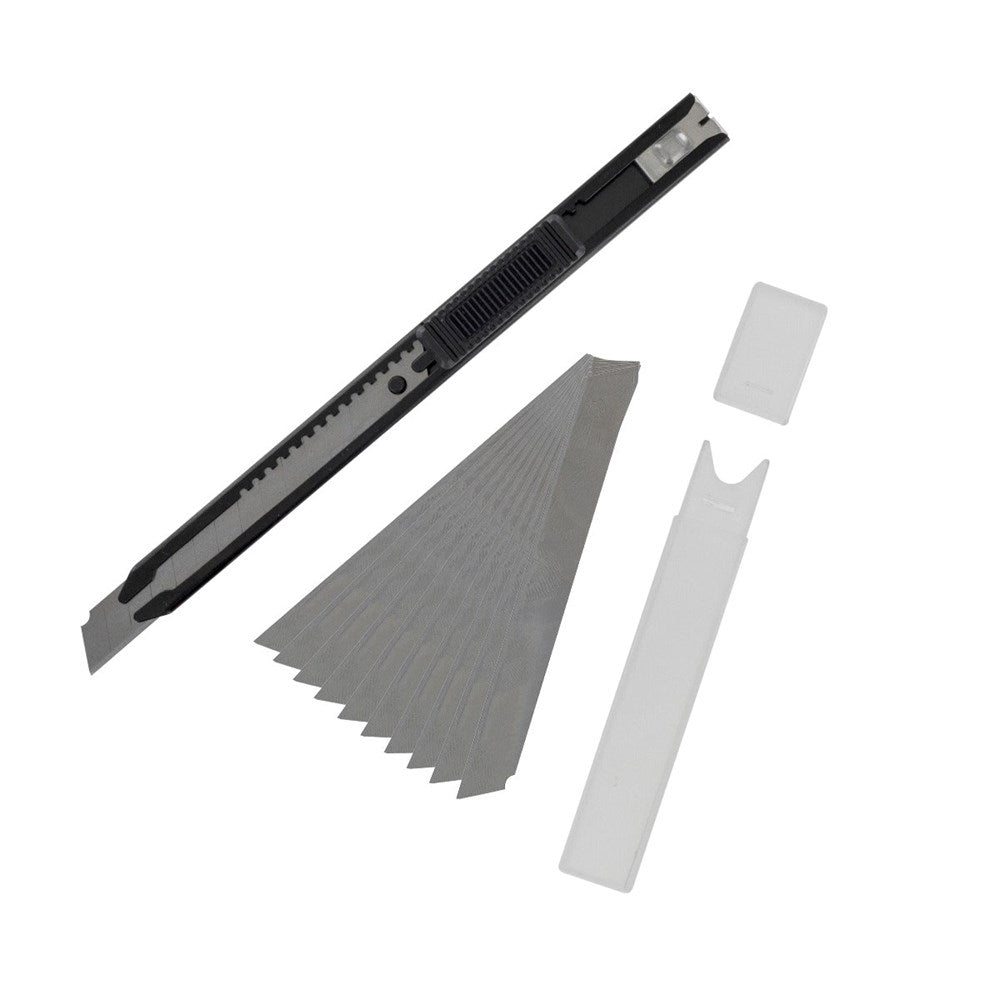 Vallejo AVT06011 Hobby Tools Slim Snap-Off Knife & 10 Blades (8938375741677)