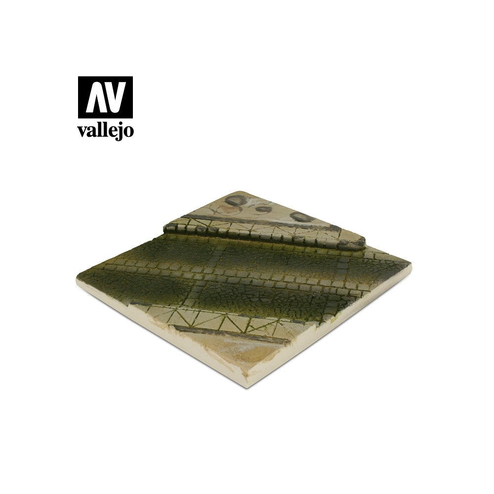 Vallejo AVSC001 Scenics Bases 1/35 14x14 Paved Street Section Diorama Base (8938377216237)