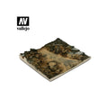 Vallejo AVSC002 Scenics Bases 1/35 14x14 Rubble Street Section Diorama Base (8938377281773)