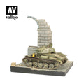 Vallejo AVSC003 Scenics Bases 1/35 -German Ruined Building (8938377838829)