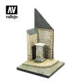 Vallejo AVSC004 Scenics Bases 1/35 -Street Corner with Waterpump (8938377871597)