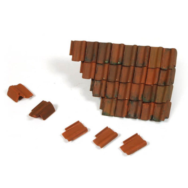 Vallejo AVSC230 Scenic Accessories Damaged Roof Section and Tiles