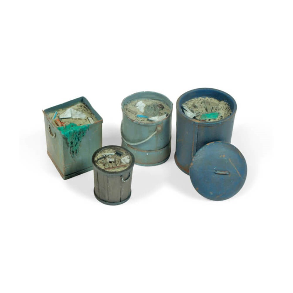 Vallejo AVSC213 Scenic Accessories Assorted Garbage Bins 2 (8938379673837)