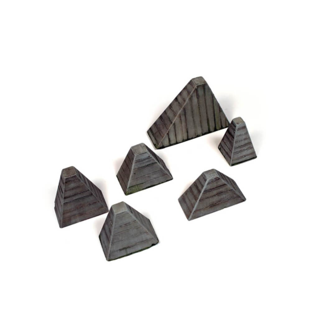 Vallejo AVSC219 Scenic Accessories Hackerhindernis Anti-Tank Barriers (8938380263661)