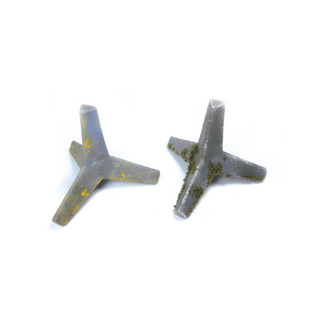 Vallejo AVSC220 Scenic Accessories Trident Anti-Tank Obstacle (8938380296429)