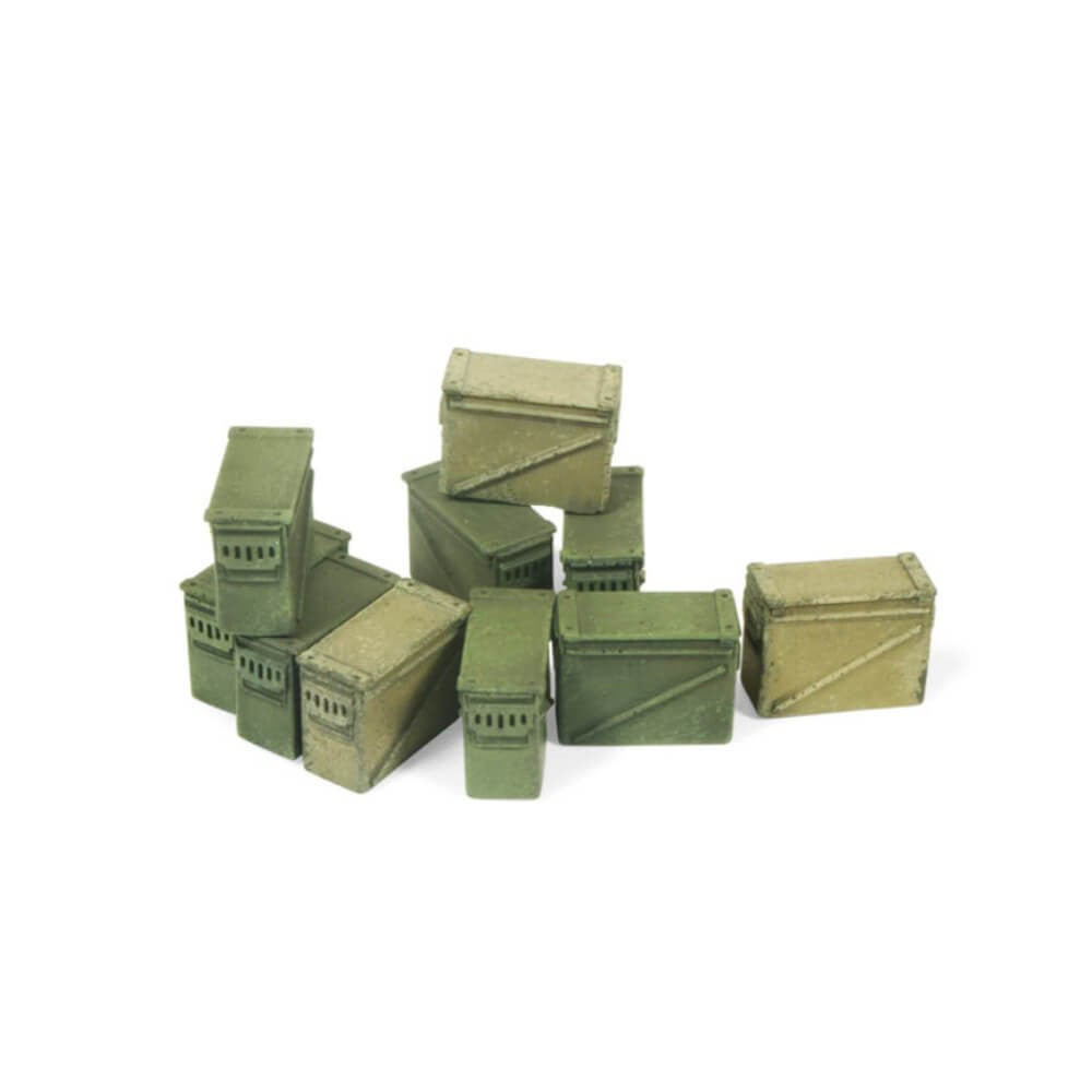 Vallejo AVSC221 Scenic Accessories Large Ammo Boxes 12 and 7 mm (8938380361965)