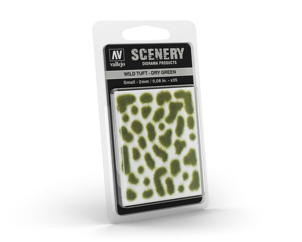 Vallejo SC401 Scenery Wild Tuft Small Dry Green (8938381017325)