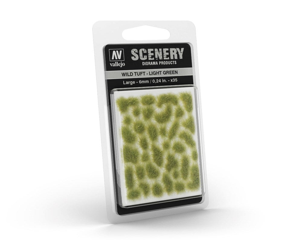 Vallejo SC417 Scenery Wild Tuft Large Light Green (8938382655725)