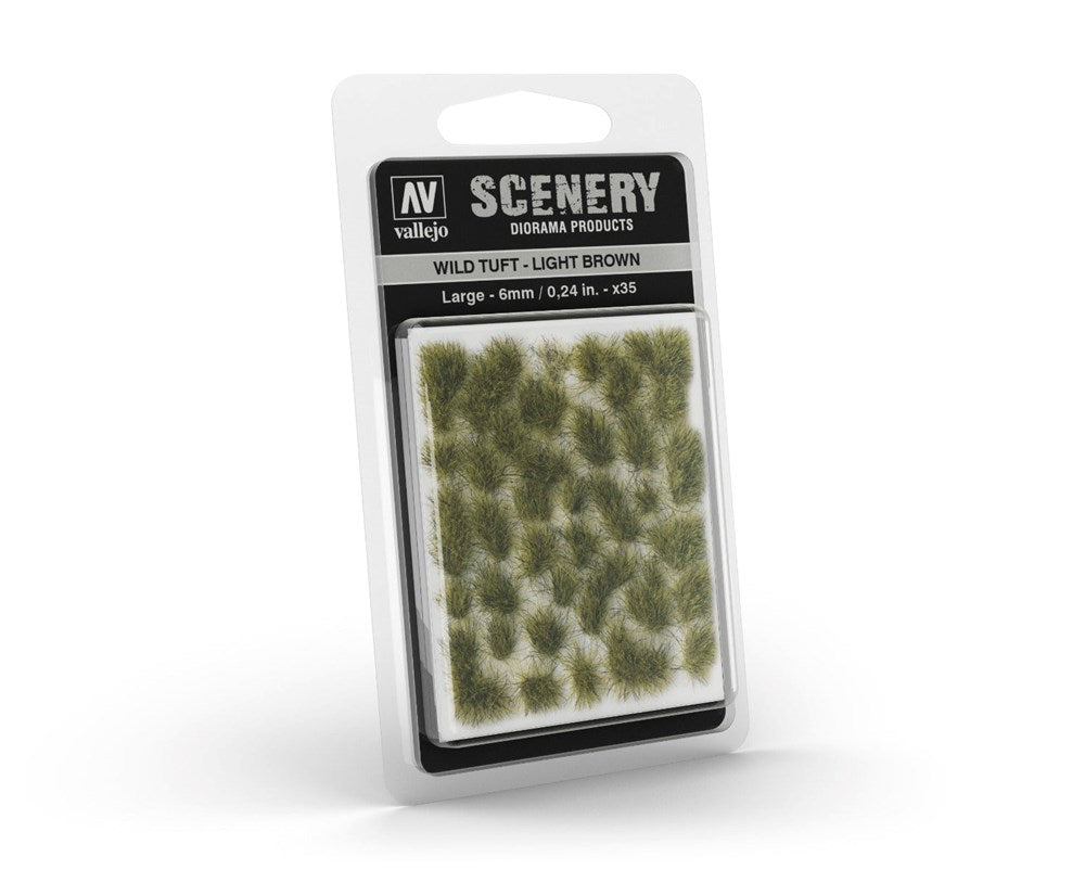 Vallejo SC418 Scenery Wild Tuft Large Light Brown (8938382688493)