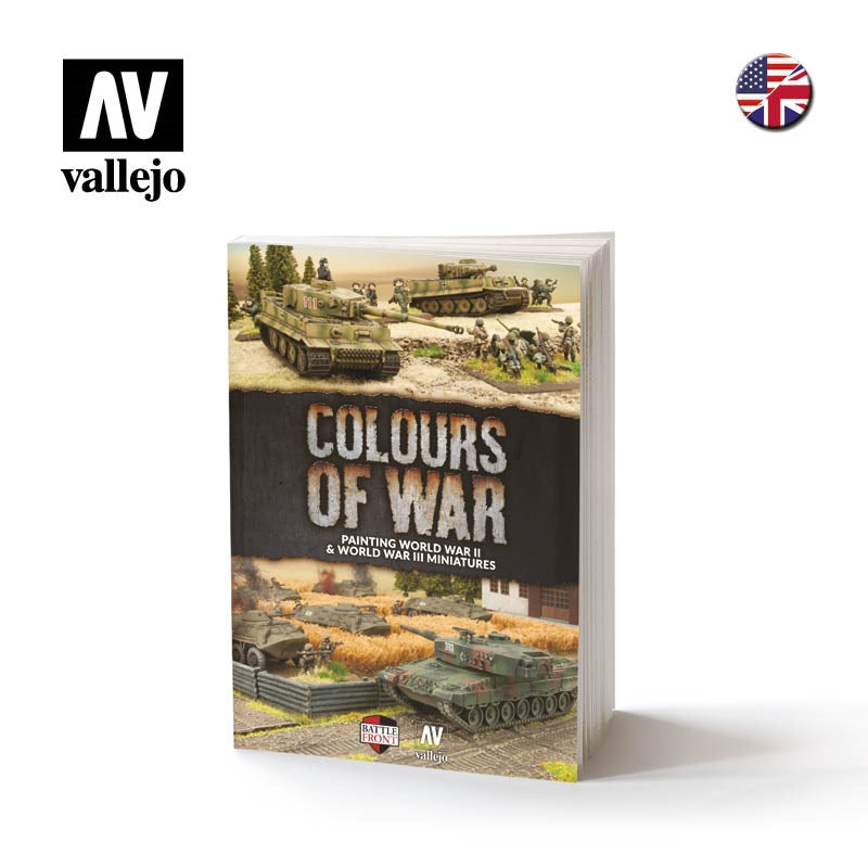 Vallejo AV75013 Book: Colours of War Painting WWII & WWIII miniatures
