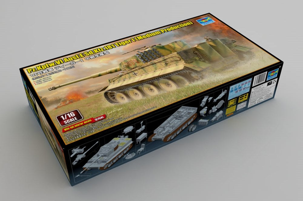 Trumpeter 00944 1/16 Pz.Kpfw.VI Ausf.E Sd.Kfz.181 Tiger I (Medium Production) (8948588740845)