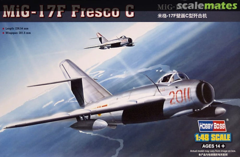 Hobby Boss 80334 1/48 MiG-17F Fresco C (8948589560045)