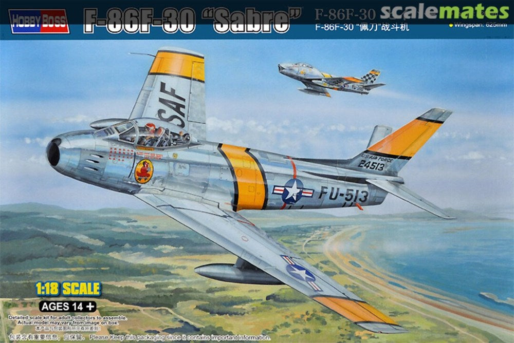 Hobby Boss 81808 1/18 F-86F-30 ÃƒÆ’Ã‚Â¢ÃƒÂ¢Ã¢â‚¬Å¡Ã‚Â¬Ãƒâ€¦Ã¢â‚¬Å“SabreÃƒÆ’Ã‚Â¢ÃƒÂ¢Ã¢â‚¬Å¡Ã‚Â¬Ãƒâ€šÃ‚ (8948589789421)