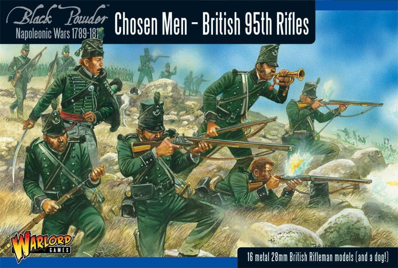 Black Powder WGN-BR-04 28mm Napoleonic Wars British 95th Rifles (Chosen Men)