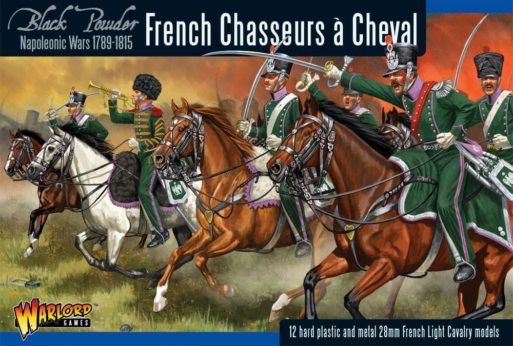 Black Powder WGN-FR-12 28mm Napoleonic Wars French French Chasseurs A Cheval Light Cavalry (8949336342765)