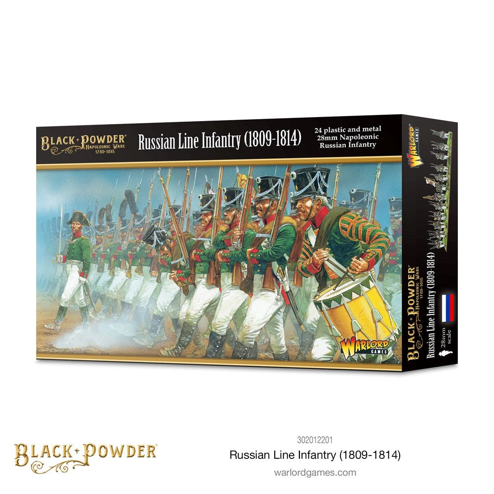 Black Powder 302012201 28mm Napoleonic Wars Russian Line Infantry 1809-1814 (8949337522413)
