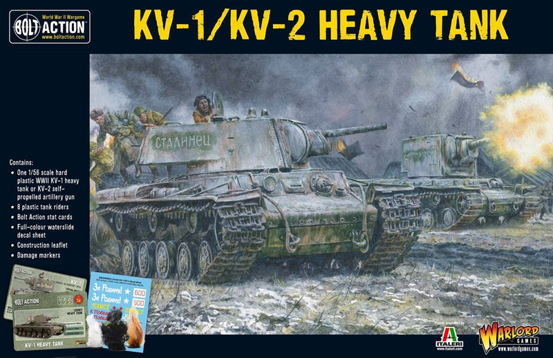 Bolt Action 402014001 1/56 Soviet Army Tanks KV1/2 Heavy Tank