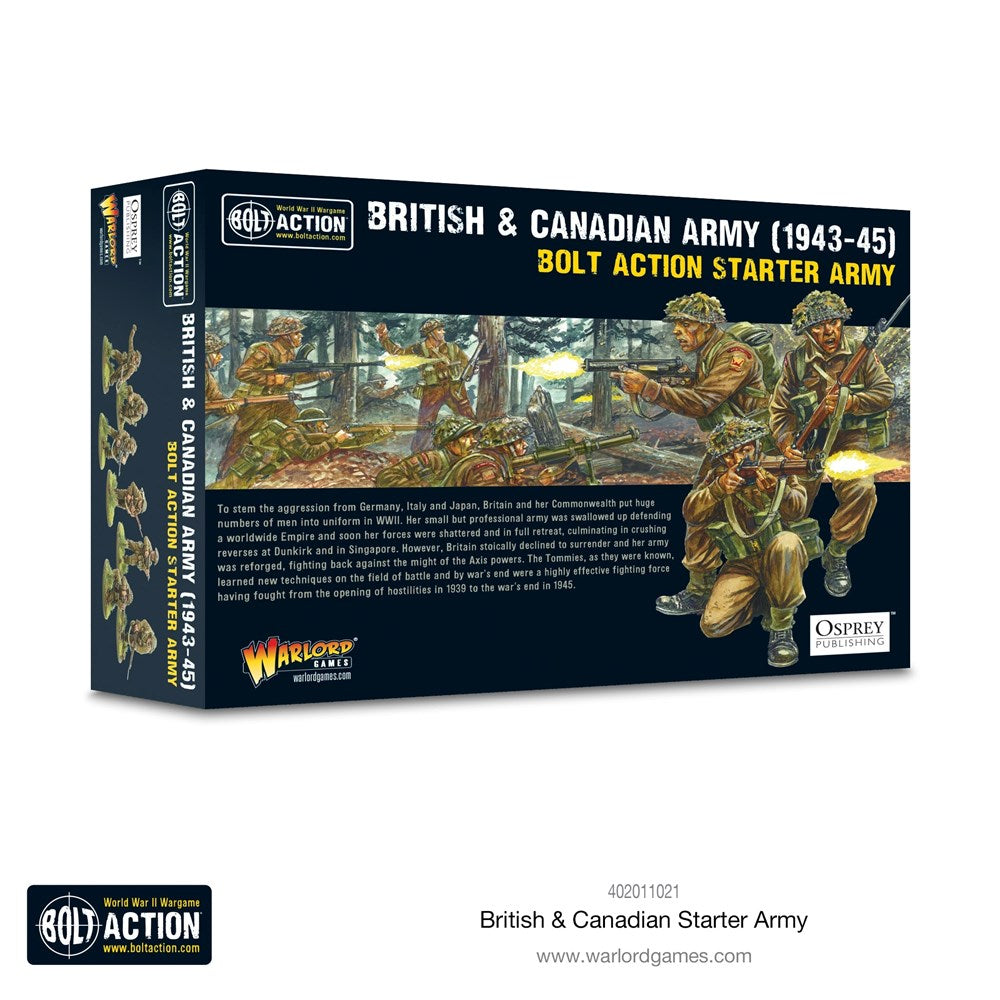 Bolt Action 402011021 1/56 Starter Armies British & Canadian Army (1943-45) Starter Army (8949343781101)