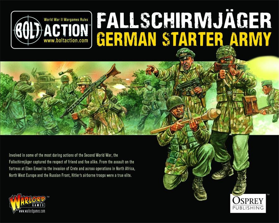 Bolt Action WGB-START-11 1/56 Starter Armies Fallschirmjager Starter Army (8949344108781)