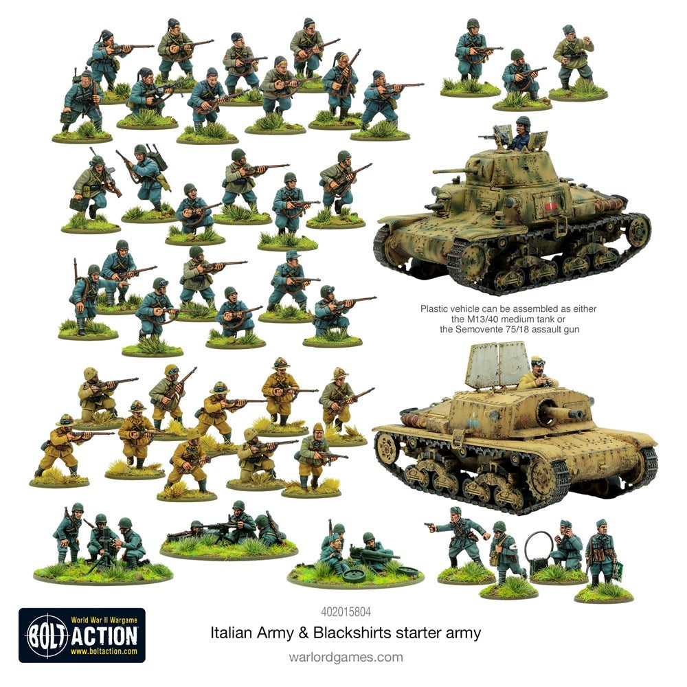 Bolt Action 402015804 1/56 Starter Armies Italian Army & Blackshirts starter army (8949344141549)