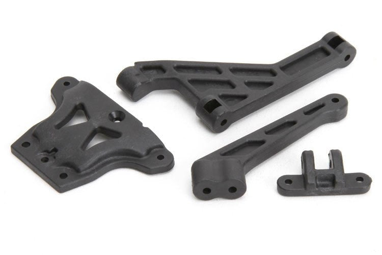 Agama AG-1009 Front upper plate & F/R brace set 4pcs (8949788016877)