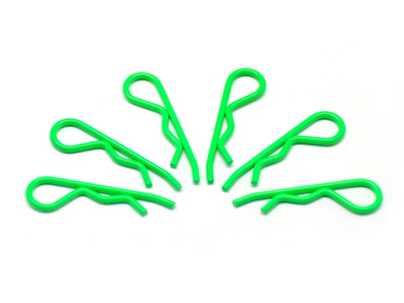 Arrowmax AM-103119 Body Clip 1/8 - Fluorescent Green (6)
