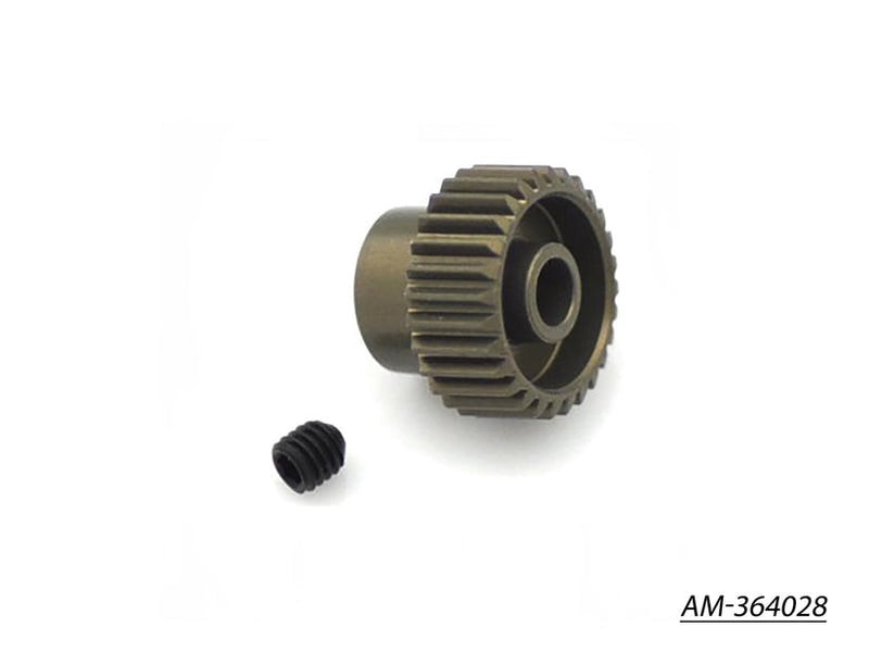 Arrowmax AM-364028 Pinion Gear 64P 28T 7075 Hard