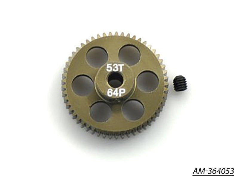 Arrowmax AM-364053 Pinion Gear 64P 53T 7075 Hard (8949798338797)