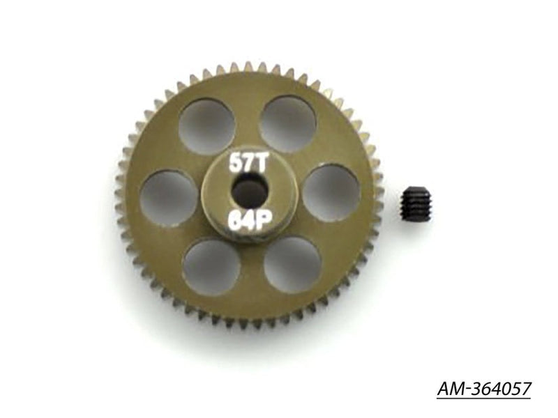 Arrowmax AM-364057 Pinion Gear 64P 57T 7075 Hard