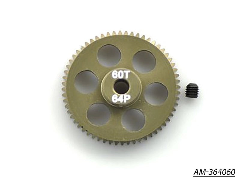 Arrowmax AM-364060 Pinion Gear 64P 60T 7075 Hard (8949798666477)