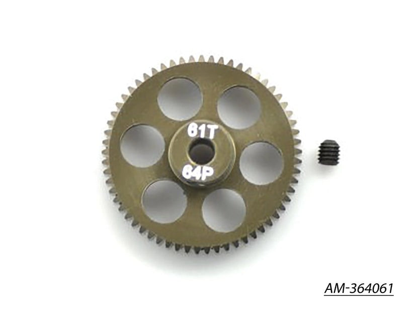 Arrowmax AM-364061 Pinion Gear 64P 61T 7075 Hard (8949798732013)