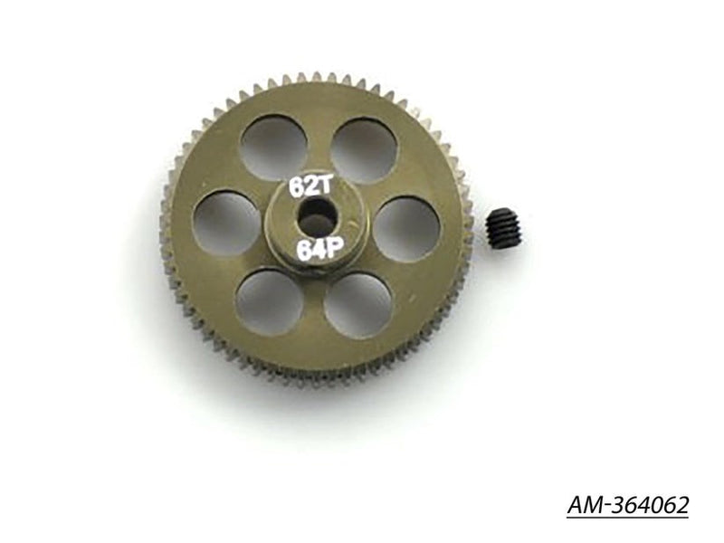 Arrowmax AM-364062 Pinion Gear 64P 62T 7075 Hard