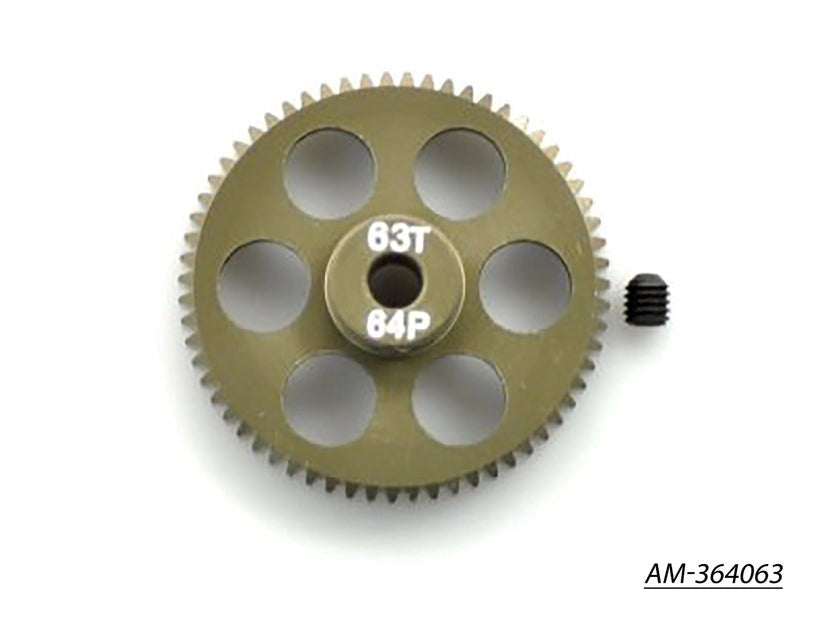 Arrowmax AM-364063 Pinion Gear 64P 63T 7075 Hard (8949798863085)