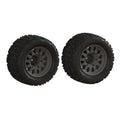 ARRMA ARA-1553 DBoots Katar Tire Set Glued (1 Pair) 14mm Hex suit Vorteks 3S BLX 223S (Replaces ARA550091) (8949799846125)