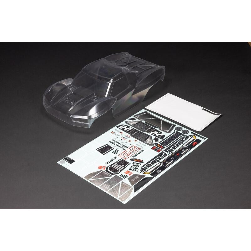 ARRMA ARA-1581 FURY Clear Body (inc decals/window masks) (8949800009965)