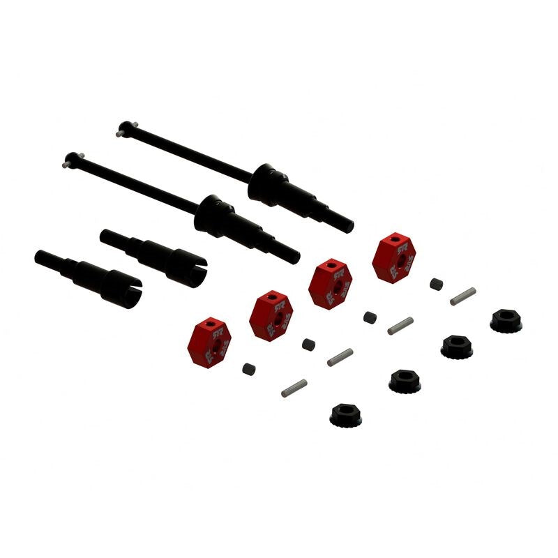 ARRMA ARA311198 Metal Axle Hex Drive Shaft Set Grom Upgrade (8949800960237)