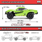ARRMA Vorteks Mega 550 2WD RTR Blue RC Stadium Truck 1/10 Scale (3)