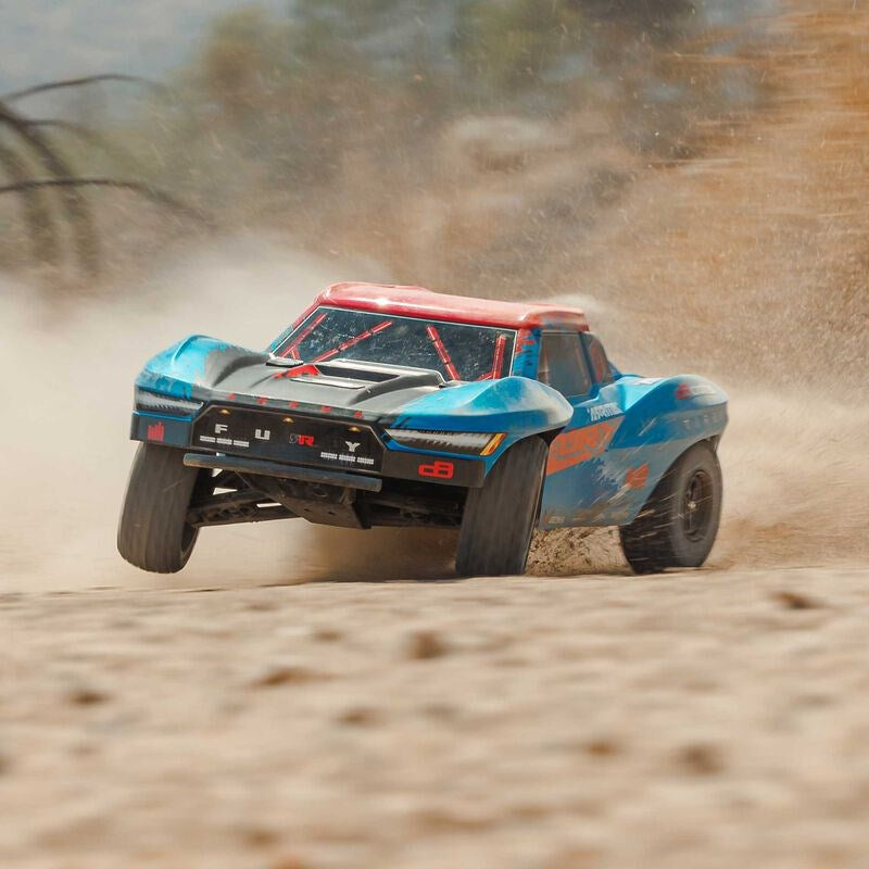 ARRMA ARA3521T1 1/10 FURY 223S BLX Brushless 2WD Short Course Truck RTR with DSC Blue