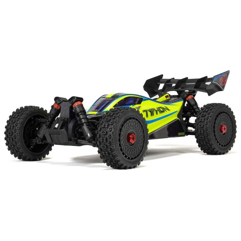 ARRMA ARA4306V4T2 1/8 TYPHON 223S BLX Brushless 4X4 Buggy RTR with DSC Yellow
