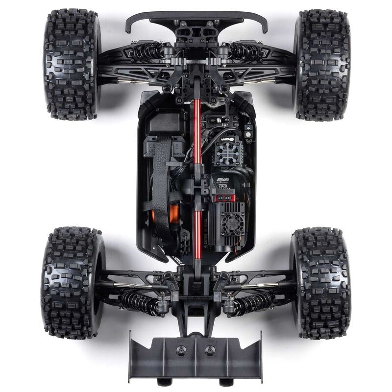 ARRMA ARA8611V6T2 1/8 NOTORIOUS 6S V6 4X4 BLX Brushless Stunt Truck RTR Blue (8949803974893)