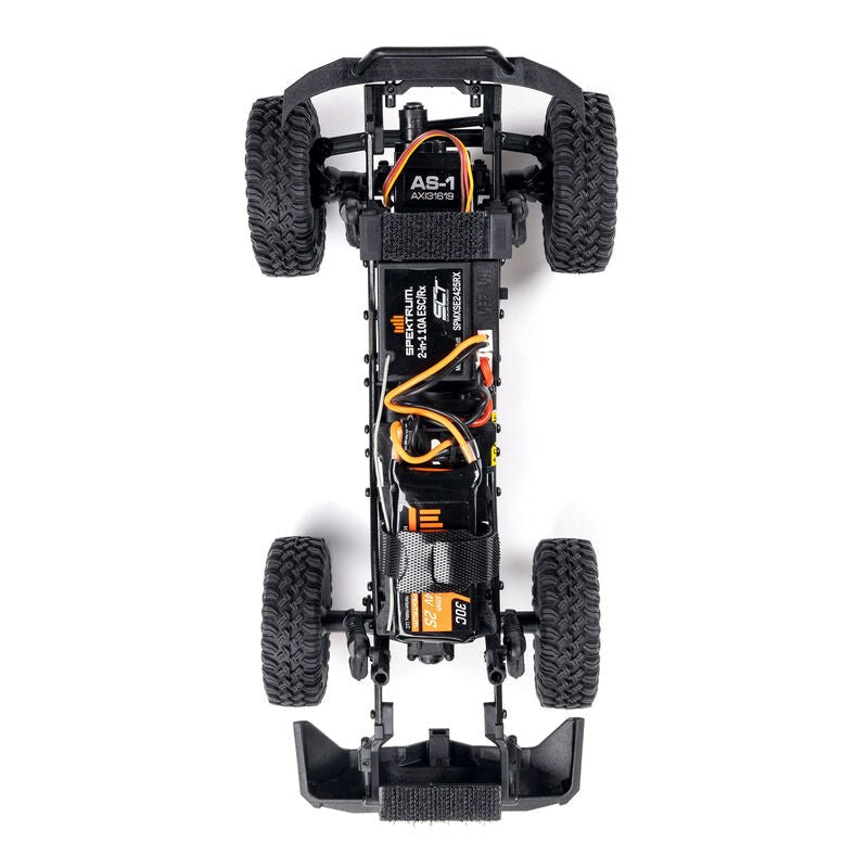 Axial AXI-1219T1 1/24 SCX24 Base Camp 4x4 Rock Crawler Brushed RTR - White (8949804007661)