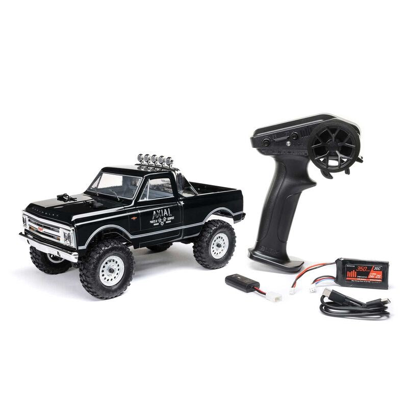 Axial AXI00001V2T4 1/24 SCX24 1967 Chevrolet C10 4WD Truck RTR Black (8949804204269)