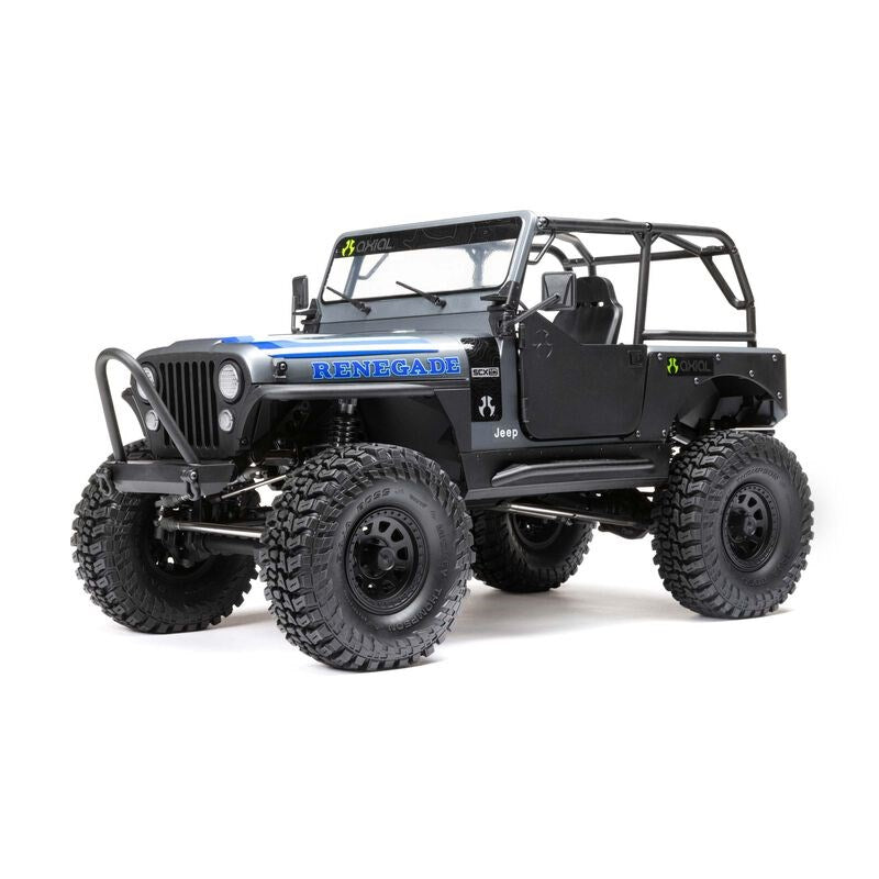 Axial AXI03008T2 1/10 SCX10 III Jeep CJ-7 4WD Brushed RTR Grey