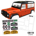 Team C CB110 1/10 Landrover Defender Crawler Body WB 313mm Width 210mm by Team C (8949804892397)