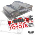 Team C CB400 1/10 Toyota Hilux Crawler Body WB 324mm Width 240mm (8949805220077)