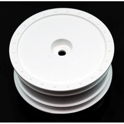 DE Racing DER-BB4-KFW Borrego Wheels for Associated B6 / Kyosho RB6 / Front / WHITE / 4Pcs 2.2in (8949806366957)